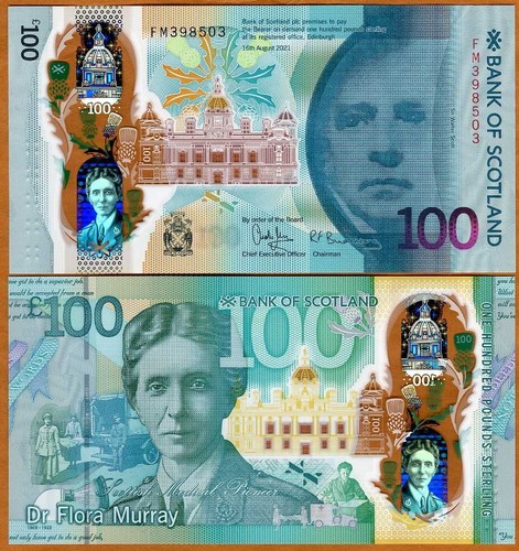 Bank scotland 100 pounds - bank, scotland,