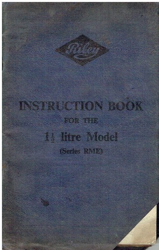 Riley rme litre saloon - riley,