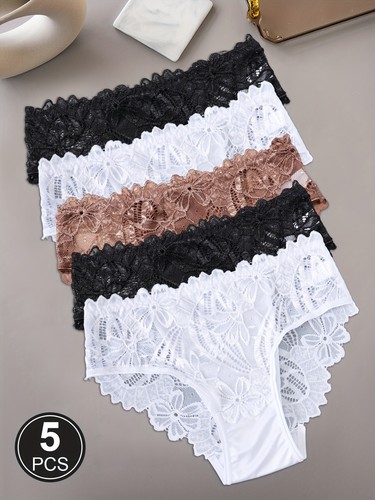 5pcs women semi - women's, semi-sheer