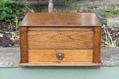 Large antique chest oak - large,
