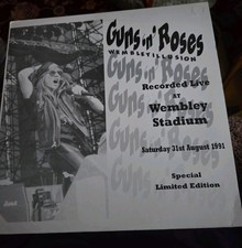 Guns N' Roses - Wembley Illusion - Ltd White Label Radio Station Only Live Album
