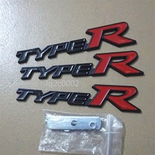 Black Red Glossy TYPE-R Metal