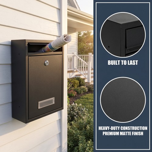 Large outdoor post box postbox - large,