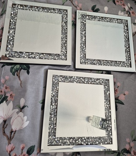 Mirrored jewel place mats - jewel,