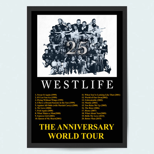 Westlife 25th year anniversary - 25th,
