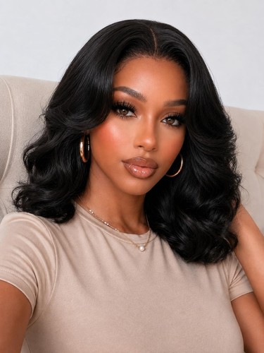 Body wave bob wig human - wave,