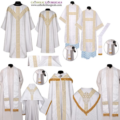 Gothic white solemn high - gothic,