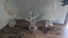 Vintage Clear Glass Epergne