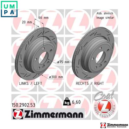 Brake disc 150 2902 for - 2x, 150.2902.53