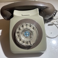 Old Rotary Dial Telephone Grey