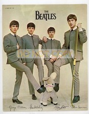 Early BEATLES Promotional Item - VTG Original NEMS ENT LTD. Heavy Stock Photo