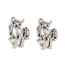 Tibetan Silver Unicorn Charms