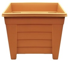 Plastic long square oval plant - square,