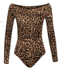 Womens Ladies Printed Off