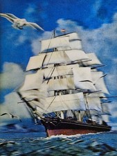 Kuwait - 3D Ship Postcard, Christmas 1974