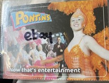 PONTINS POSTCARD UNUSED OF ENTERTAINERS SINGER DANCERS .
