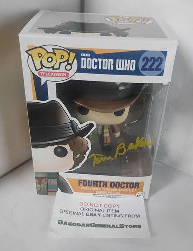 Tom baker hand signed - baker,