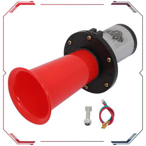 Red vintage air horn klaxon - vintage,