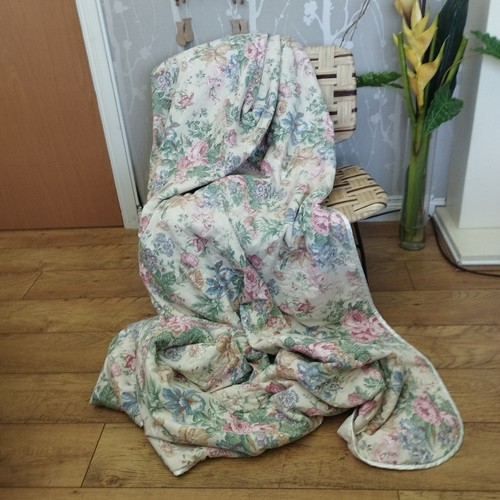 Vintage quilted bedspread king - vintage,