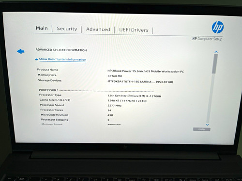 Zbook power 6in i7 - zbook,