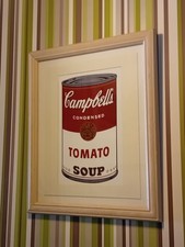 Campbells Andy Warhol Tomato Soup POP ART PRINT,wall Decor.