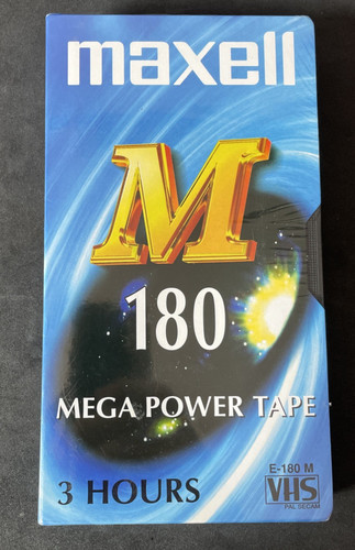 Maxell vhs blank video tape - blank,