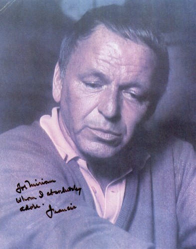 Frank sinatra autographed - frank,
