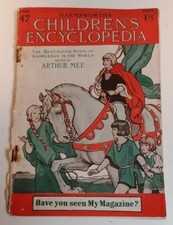 MAGAZINE - Antique 1920s Harmsworths Childrens Encyclopedia Arthur Mee Part 47