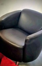 Dark Brown Soft Leather Single