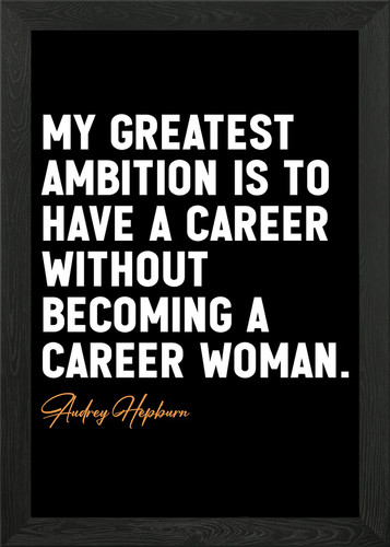 Audrey hepburn quotes framed - audrey,