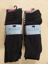 14 Pairs M&S Men's Black