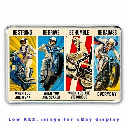 Retro evel knievel toy - -,