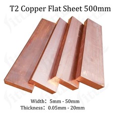 T2 Copper Cu Metal Flat Bar
