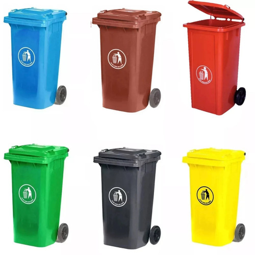Outdoor wheelie bin trash can - wheelie,