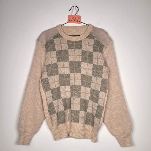 Argyll vintage jumper - vintage, l