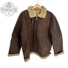 Vintage B3 B-3 Brown Shearling