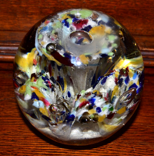 Paperweight glass blossom - paperweight,