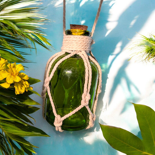 Small coloured glass bottles - small,