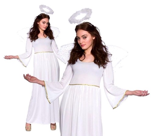 Ladies christmas angel with - christmas,