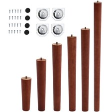 4x Square/Round Wooden Feet