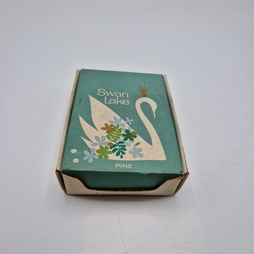 Vintage swan lake pine - swan,