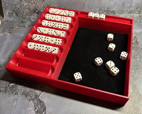 Dice tray and stack - dice,