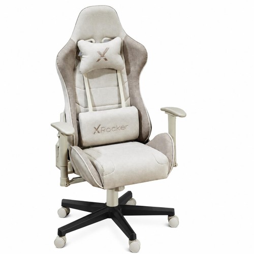 Rocker gaming chair beige - x,