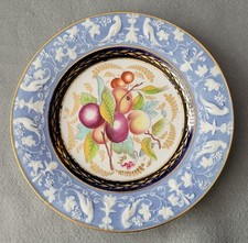 NEW HALL PRINTED FRUIT PATTERN 1706 DESSERT PLATE 3 C1812-20