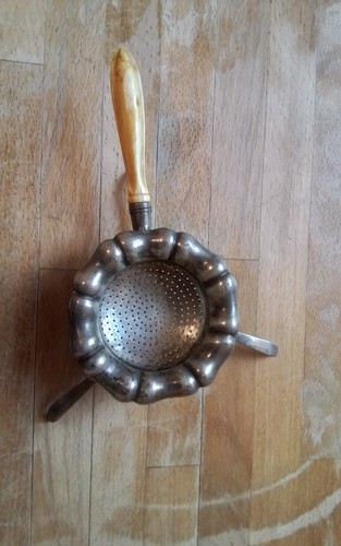 Antique silver tea - antique,