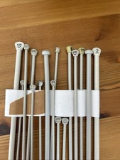 Mixed Brand 8 Pairs Of Metal Knitting Needles Aero 1 Plastic