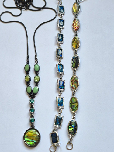 Vintage paua abalone shell - abalone,