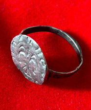 Antique Medieval Silver Signet
