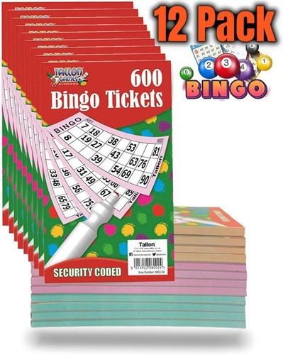 12pcs jumbo bingo book - bingo,