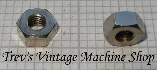2ba full hex nuts nickel - 2ba,
